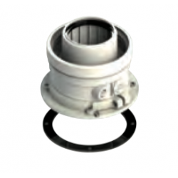 Адаптер вертикального коаксиального дымохода для  BLUEHELIX TECH RRT