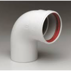 90° M-f bend, Ø 80 mm