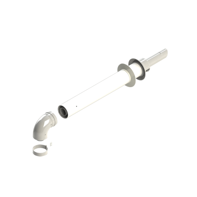 Turbo skurstenis 60Al/100PVC ar uzgalu